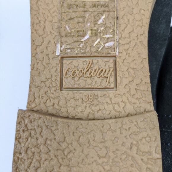 Coolway Grey Afra Fringe Suede Leather Bohemian Boots Size 8 - Picture 8 of 9